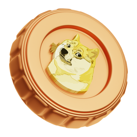 Dogecoin  3D Icon