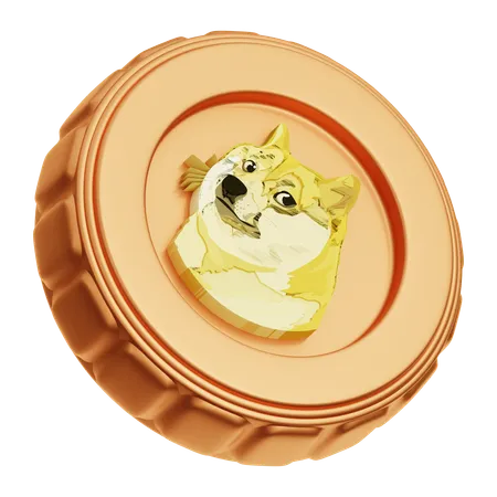 Dogecoin  3D Icon