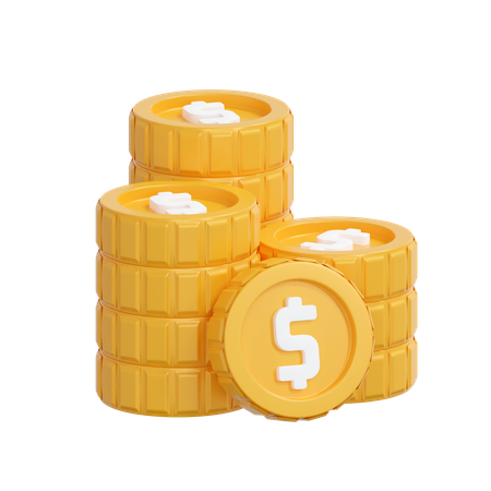 Moneda de dólar  3D Icon