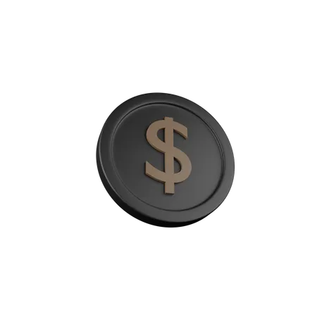 Moneda de dólar  3D Icon