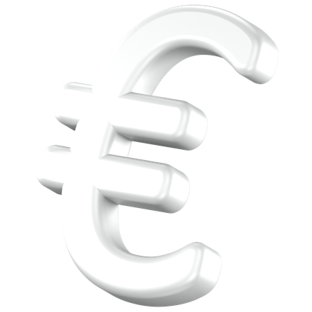 Moneda euro  3D Icon