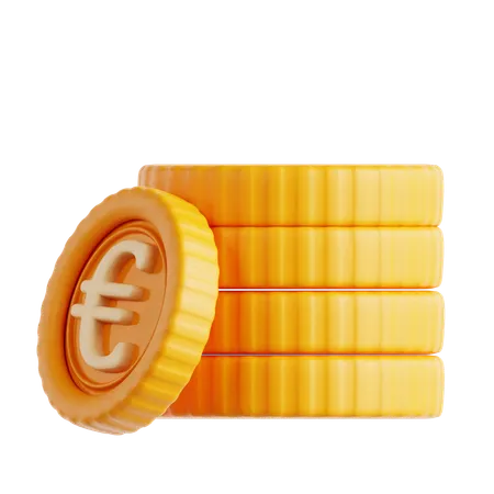 Moneda euro  3D Icon