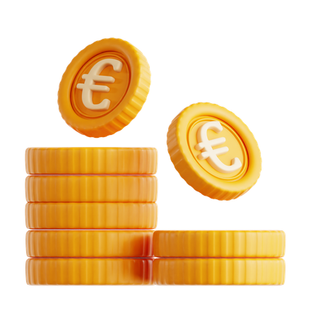 Moneda euro  3D Icon