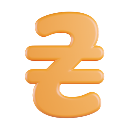 Moneda jrivnia  3D Icon