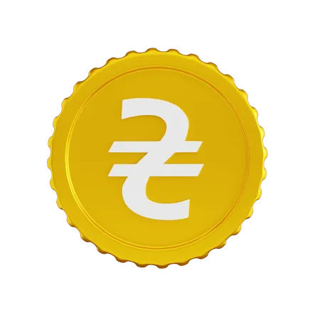 Moneda hryvnia ucraniana  3D Icon