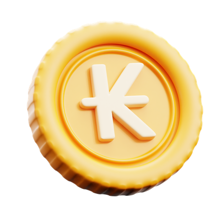 Kip Laos moneda  3D Icon