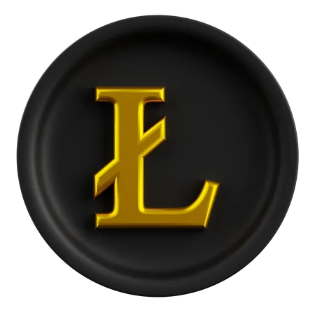 Moneda ligera  3D Icon