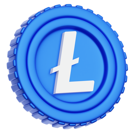 Moneda litecoin ltc  3D Icon