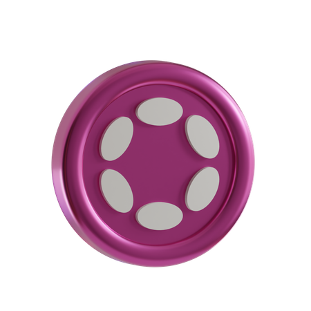 Moneda de lunares  3D Icon