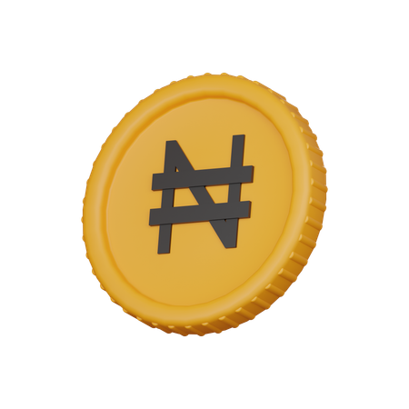 Moneda naira  3D Icon