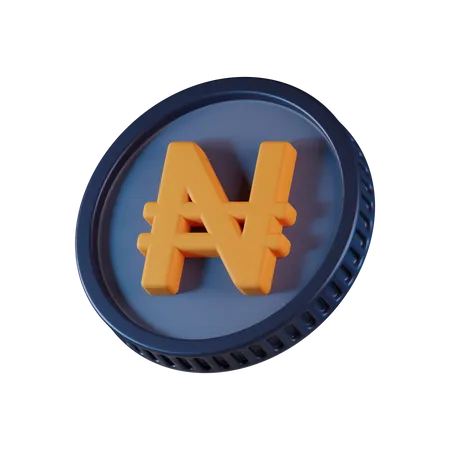 Moneda naira  3D Icon