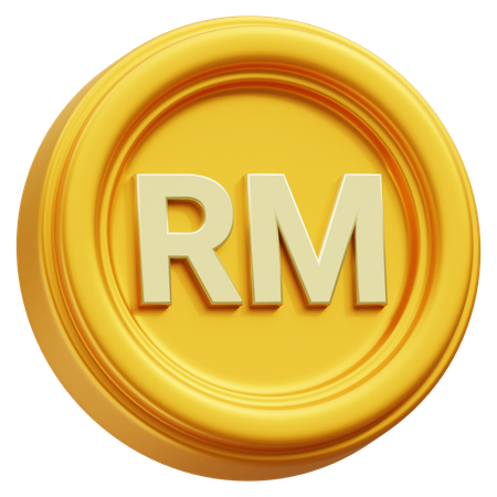 Moneda ringgit  3D Icon