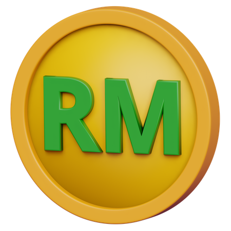 Moneda ringgit  3D Icon