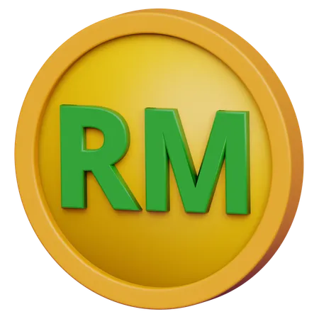 Moneda ringgit  3D Icon