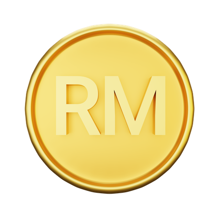 Moneda ringgit  3D Illustration