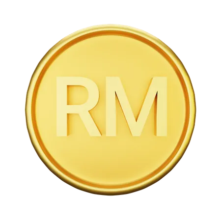 Moneda ringgit  3D Illustration