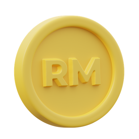 Moneda ringgit  3D Icon