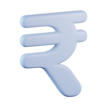 Moneda rupia  3D Icon