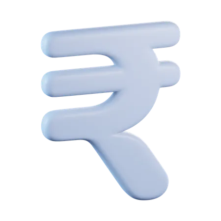 Moneda rupia  3D Icon