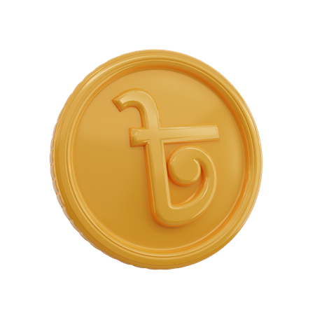 Moneda símbolo taka  3D Icon