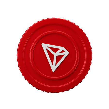 Moneda Tron TRX  3D Icon