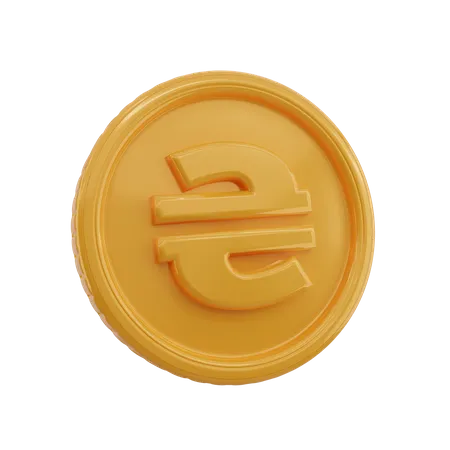 Moneda de ucrania  3D Icon
