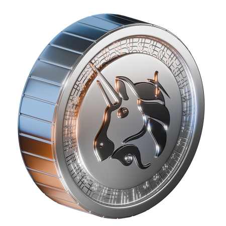 Moneda uniswap  3D Icon