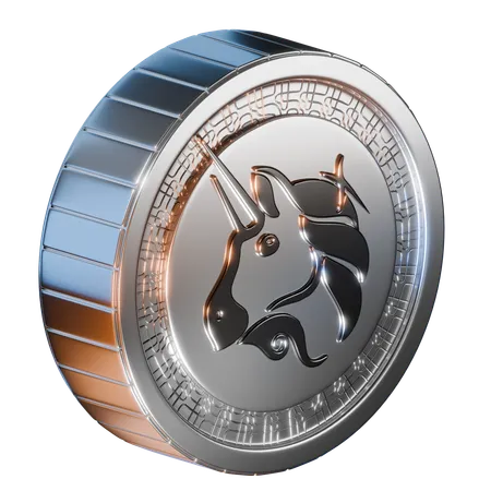 Moneda uniswap  3D Icon