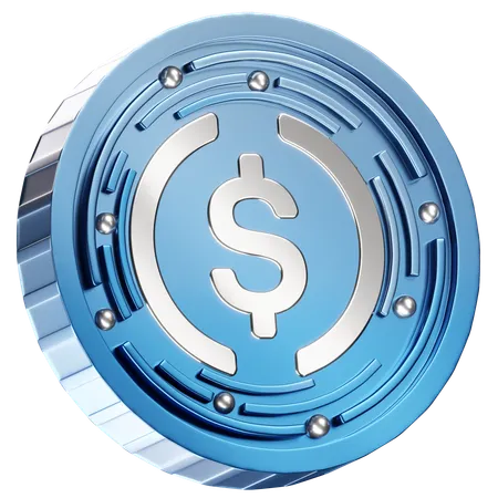 Moneda de usd  3D Icon