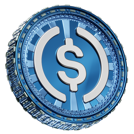 Moneda de usd  3D Icon