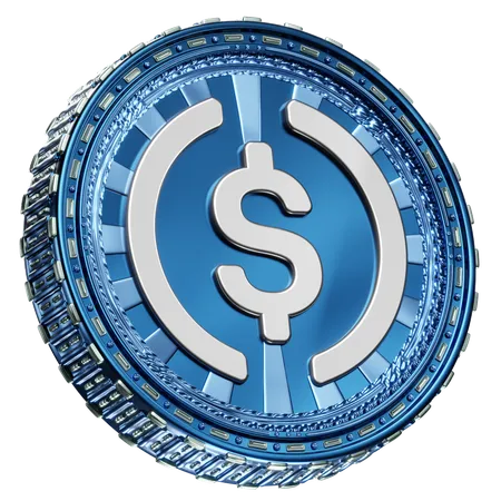 Moneda de usd  3D Icon