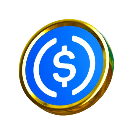 Moneda de usd  3D Icon