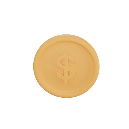 Moneda de usd  3D Icon