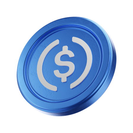 Moneda de usd  3D Icon