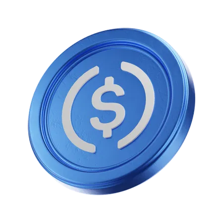 Moneda de usd  3D Icon