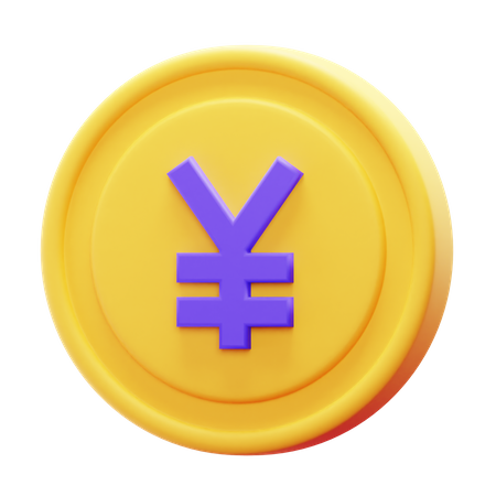 Moneda yen  3D Icon