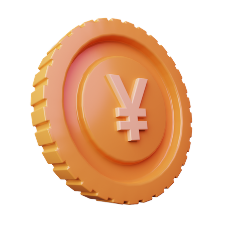 Moneda yuan  3D Icon