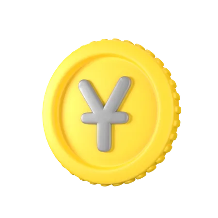 Moneda de yuanes  3D Icon