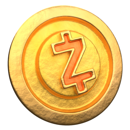 Moneda zcash  3D Icon