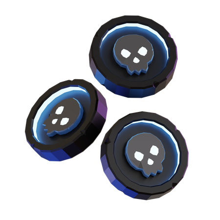 Monedas  3D Icon