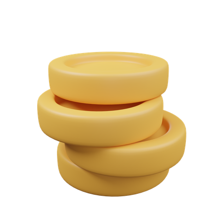 Monedas  3D Icon