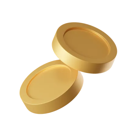 Monedas  3D Icon