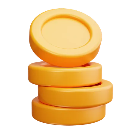 Monedas  3D Icon