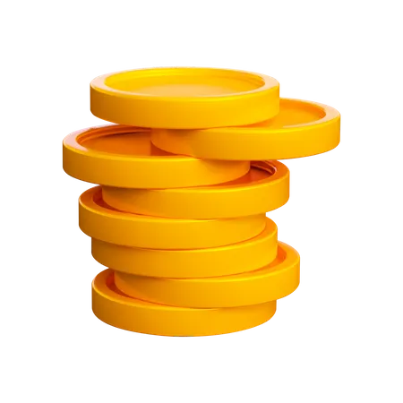 Monedas  3D Illustration