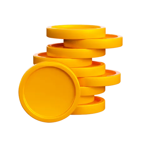 Monedas  3D Illustration