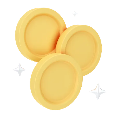 Monedas  3D Icon