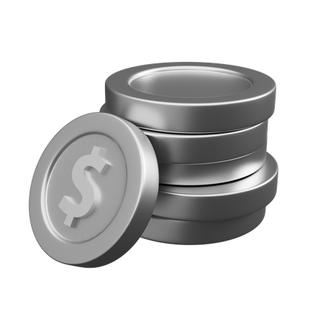 Monedas  3D Icon