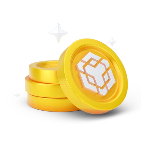 Monedas binance  3D Icon