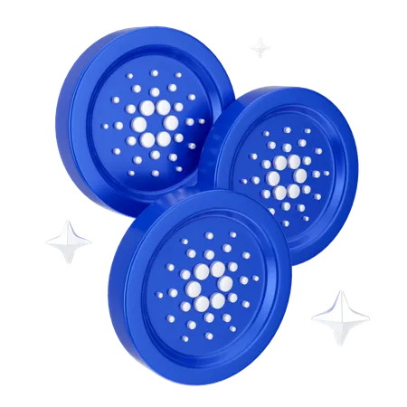 Monedas de cardano  3D Icon