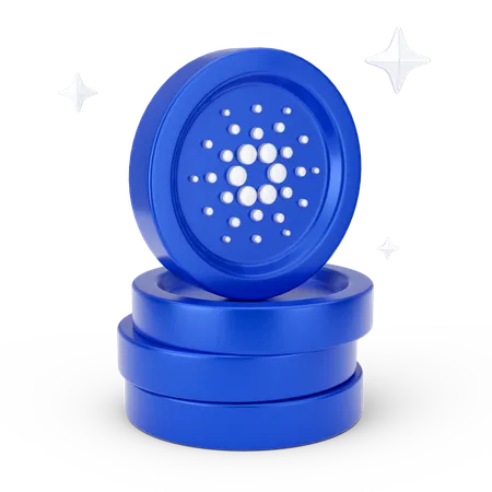 Monedas de cardano  3D Icon